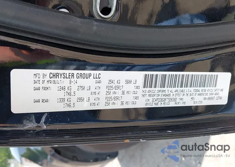 2015 Dodge Journey Sxt из США, поврежденный, VIN 3C4PDDBG8FT526392